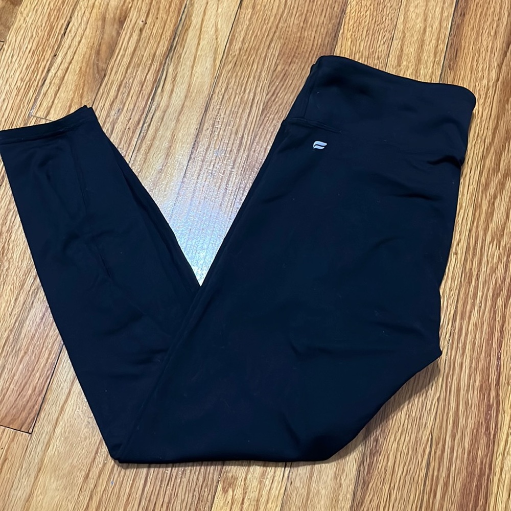 Women’s Black Powerhold Midrise Fabletics Leggings.
